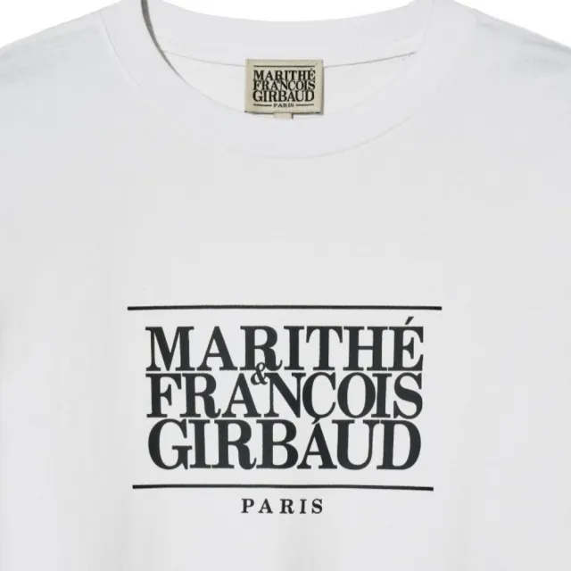 【MARITHE FRANCOIS GIRBAUD】官方旗艦 經典LOGO長袖上衣(白色)