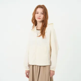 【GIORDANO 佐丹奴】女裝抗UV涼感連帽外套 G-Motion Tennis系列(03 奶白)