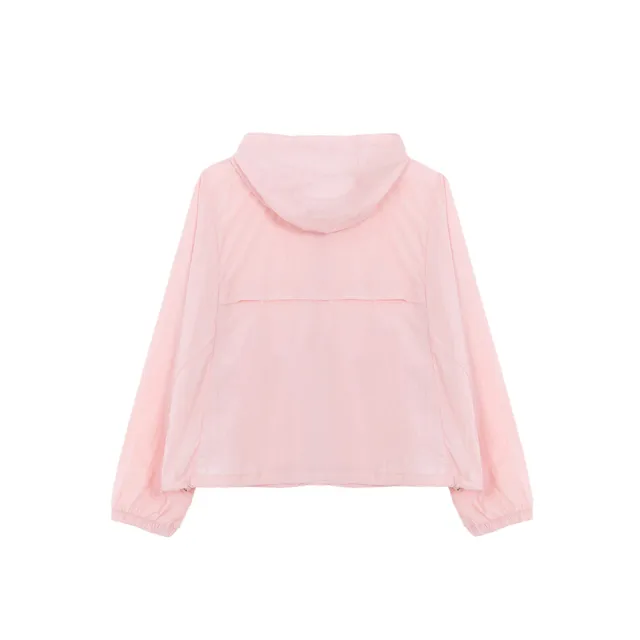 【GIORDANO 佐丹奴】女裝抗UV涼感連帽外套 G-Motion Tennis系列(37 桃皮粉紅)