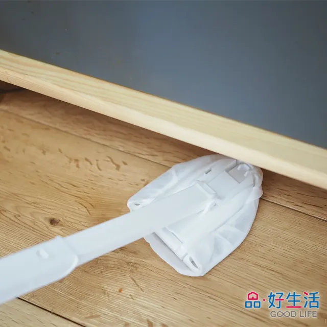 【GOOD LIFE 品好生活】日本製 角落除塵紙/濕紙巾用摺疊拖把(日本直送 均一價)