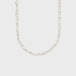 【agete】NOJESS SV編織珍珠項鍊