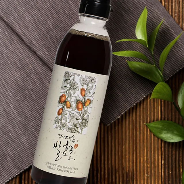 【韓味不二】韓國直送天然發酵醋3入組 口味任選(水蜜桃/紅棗)
