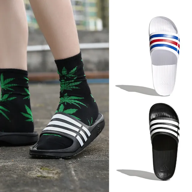 【adidas 愛迪達】拖鞋 男女鞋 運動 兩款任選(U43664 G15890)