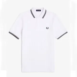 【FRED PERRY】男生 POLO衫 經典刺繡LOGO 麥穗 桂冠 短