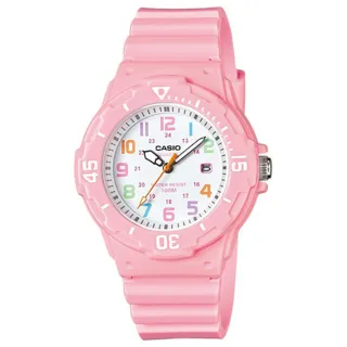 【CASIO 卡西歐】LRW-200H-4B2 運動風格繽紛色彩指針錶款(100米防水)