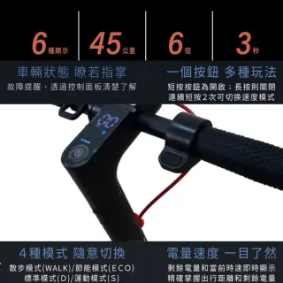 【SKR】8.5吋免充氣胎 小米哥 電動摺疊滑板車 尊爵座椅款(超長續航 實體門市安心保固)