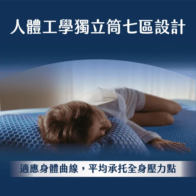 【德國Emma】Zero Gravity零重力獨立筒床墊 贈保潔墊 雙人加大(革命科技 極致釋壓)