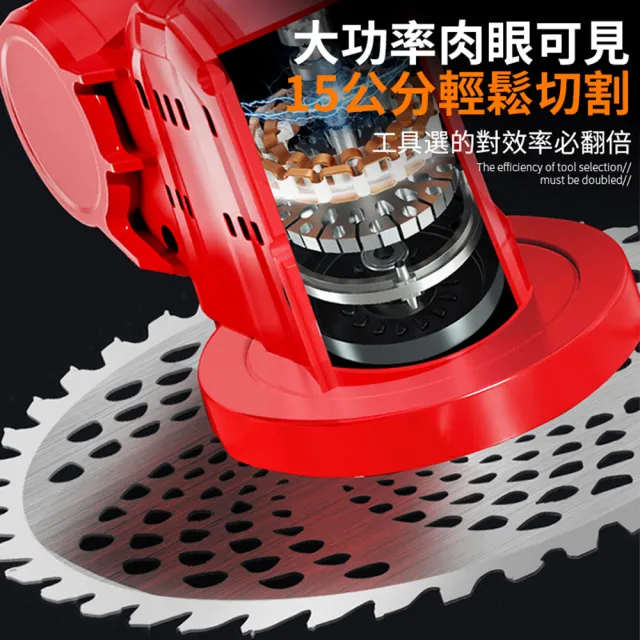 【小達】割草機 牛津繩割草機 九吋無刷款（十五節一電）全套配件(割草機/打草機)