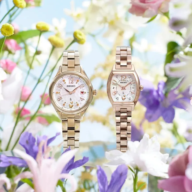 【SEIKO 精工】LUKIA 30周年限量 酒桶型女錶 手錶 金(SSWA014J/4N30-00X0K)