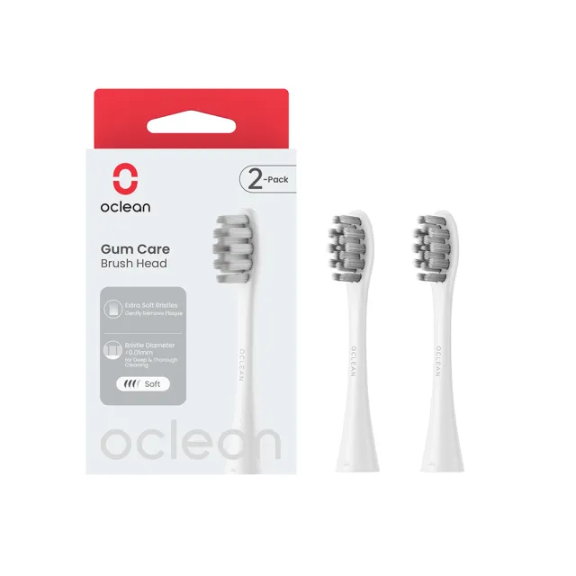 【Oclean  歐可林】2支裝-P1S12柔軟護齦型刷頭(極軟毛)