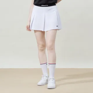 【ELLE ACTIVE】女款 純色百搭短裙/褲裙-白色(EA25S2W2101#90)