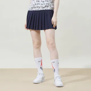 【ELLE ACTIVE】女款 純色百褶短裙/褲裙-深藍色(EA25S2W2102#39)
