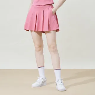 【ELLE ACTIVE】女款 棉質簡約百褶短褲裙-粉色(EA25S2W3004#72)