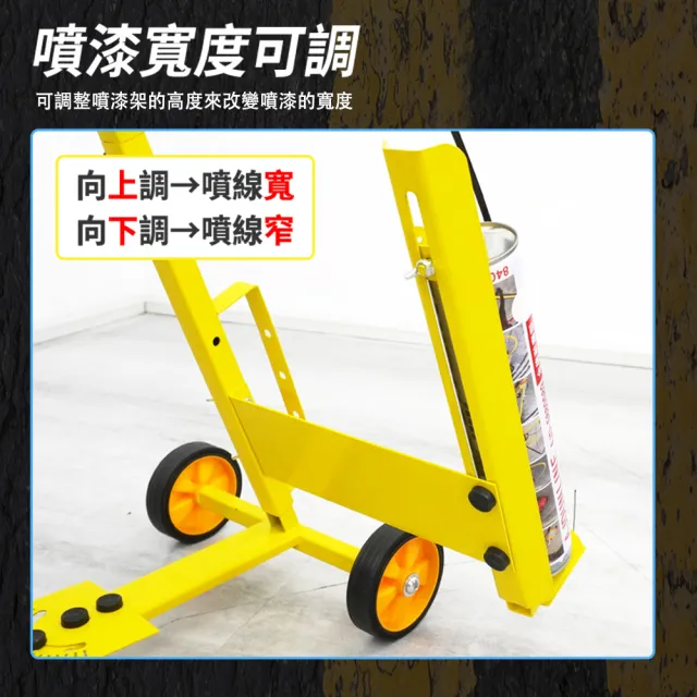 4輪油漆劃線車 停車場劃線 車位線 地板劃線工具 208-PK4(標線標誌工程 畫線車 馬路畫紅線)
