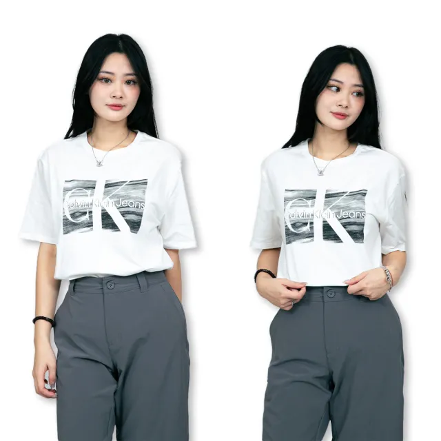 【Calvin Klein】男款 刷色背景 CK短T  Calvin Klein純棉 T恤 CK上衣(1022)