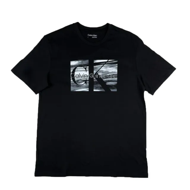 【Calvin Klein】男款 刷色背景 CK短T  Calvin Klein純棉 T恤 CK上衣(1022)