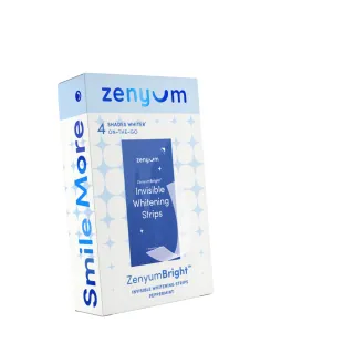 【Zenyum】Bright™ 綻雅亮白美齒貼片(亮白最高4階/不含過氧化物/STP強化琺瑯質)