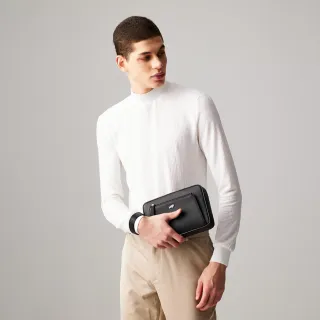 【BRAUN BUFFEL 德國小金牛】聖誕禮盒 交換禮物 台灣總代理 維克多-CNY 手拿包-黑色(BF567-03-BK)