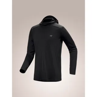 【Arcteryx 始祖鳥官方直營】男 Ionia 羊毛長袖套頭衫(黑)