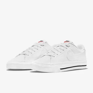 【NIKE 耐吉】運動鞋 休閒鞋 女鞋 WMNS NIKE COURT LEGACY NN 白色 小白鞋 皮革 低筒(DH3161101)