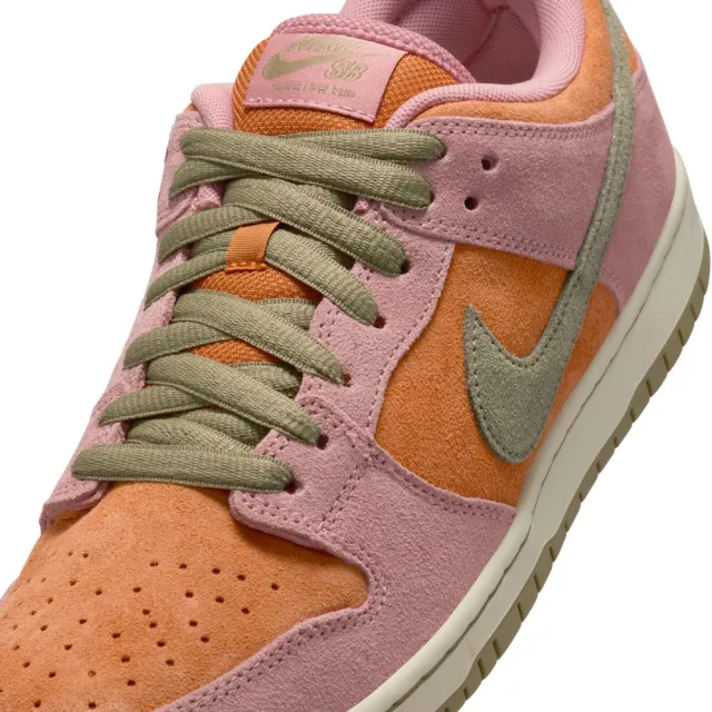 【NIKE 耐吉】運動鞋 滑板鞋 男鞋 NIKE SB DUNK LOW PRO 粉紅 橘 綠 低筒 復古(HJ4135600)