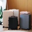 【Honeymoon】29吋多功能杯架USB充電行李箱(旅行箱/鋁框行李箱/USB充電/杯架)