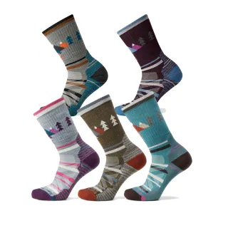 【SmartWool官方直營】女 機能 戶外 全輕量 減震 星空 印花 中長襪(美麗諾羊毛襪 登山襪 保暖襪 除臭襪)