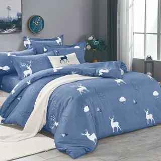 【ALAI寢飾工場】台灣製 舒柔棉被套床包組 活性印染(單人/雙人/加大 均一價)