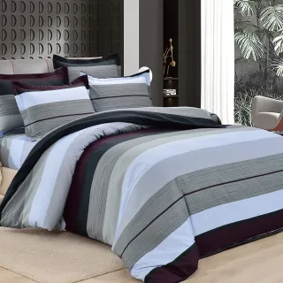 【ALAI 寢飾工場】台灣製 親膚棉兩用被床包組(單人/雙人/加大 均一價 多款任選 舒柔棉 可包覆床墊30公分)