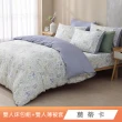 【HongYew 鴻宇】台灣製100%精梳棉 薄被套床包枕套組 雙人(多款)