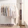 【慢慢家居】3in1-鐵製多功能兩用折疊曬衣架(吊衣架/掛衣架/室內衣架/摺疊晾衣架)