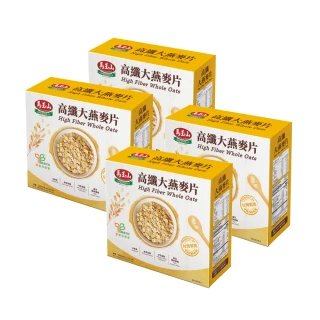 即期品【馬玉山】高纖大燕麥片1kgx4盒