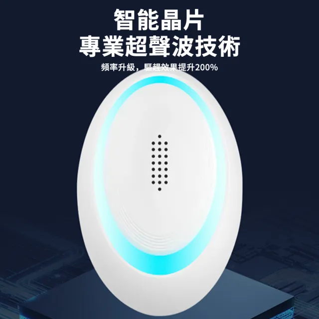 多功能雙波變頻超聲波驅鼠器 超音波滅鼠器 電子驅蟲器 靜音驅蚊器 商用倉庫驅鼠神器  禮物