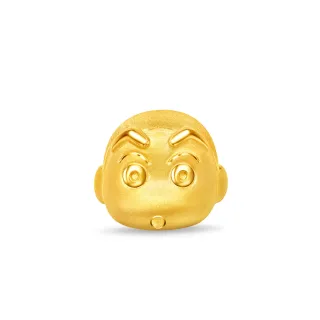 【周大福】蠟筆小新聯名款 小新與小白黃金串珠(多款可選)