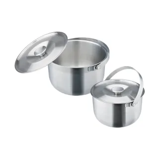【米雅可】品味316可提式調理鍋二入組 MY-A04C022 台灣製(16+22cm)