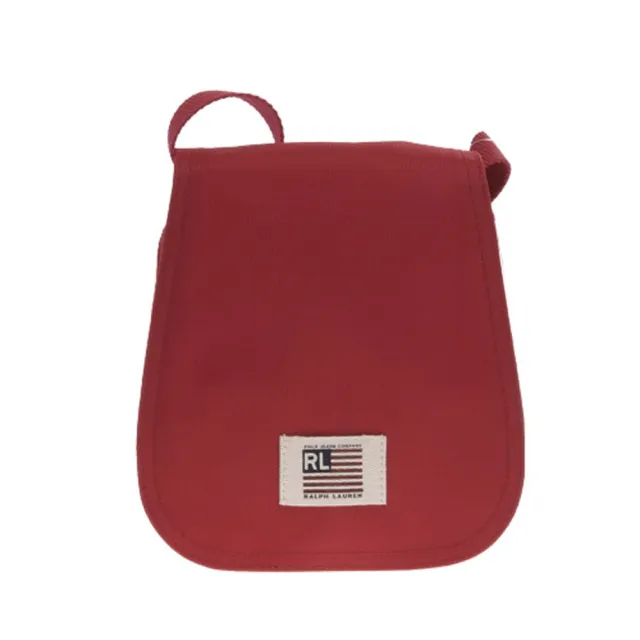 【RALPH LAUREN】雙11 俏皮輕巧小側背包(紅482ACB-RED)