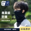 【A&R】夏季抗UV防曬冰絲圍脖掛耳面罩 男女適用(戶外 舒適 高彈 涼感 透氣 網眼 髮帶 腕帶 阻隔紫外線)