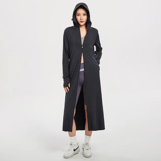 【米蘭精品】現貨+預購 防曬外套速乾冰絲連帽外套(女防曬衣15款74ks3)