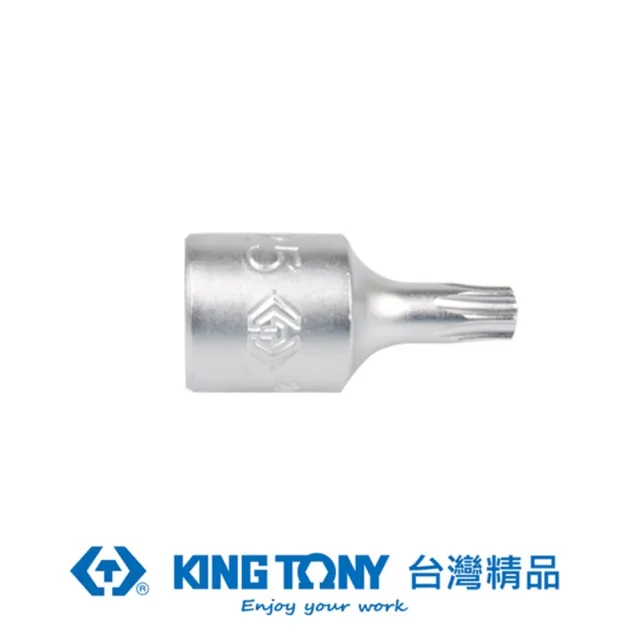 【KING TONY】專業級工具 1/4 DR.六角星型起子頭套筒 T25 KT201325X(KT201325X)