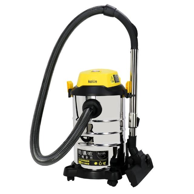 【Kolin 歌林】18L乾濕吹不鏽鋼吸塵器(KTC-UD1808)