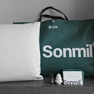 【Sonmil 森好眠】防螨防水 乳膠枕 W60(香氛精油禮盒組)