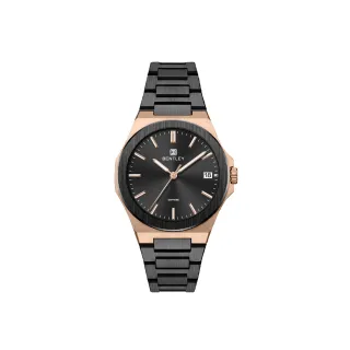 【Bentley 賓利】URBAN ELEGANT天穹系列 BL-11-41 玫黑 質感 輕奢 女錶(附信封卷包收納袋+磁吸錶盒/說明書)