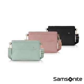 【Samsonite 新秀麗】VALERIE 時尚商務多功能輕量斜肩包/斜背包/女包/側背包/單肩包/肩背包(多色可選)