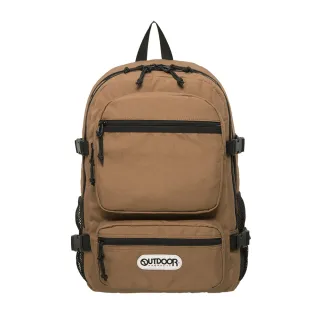 【OUTDOOR】風格前線-15.6吋電腦後背包-淺褐色 OD143305BE
