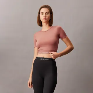 【Calvin Klein】官方旗艦館 CK Modern Sport 運動短袖T恤_紅色