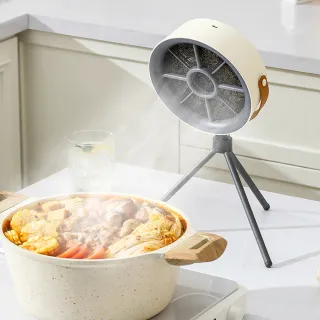 【YUNMI】家用小型桌面油煙機 便攜式戶外露營抽油煙機 火鍋燒烤吸煙機 排味排風機(過濾去異味)