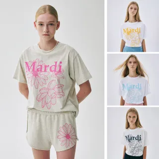 【MARDI MERCREDI】三花印花短TEE 多色 經典小雛菊 TSHIRT TRIPLE FLOWER