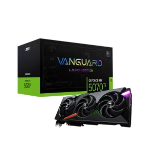 【MSI 微星】RTX 5070 Ti 16G VANGUARD SOC LAUNCH EDITION 顯示卡(組合包)
