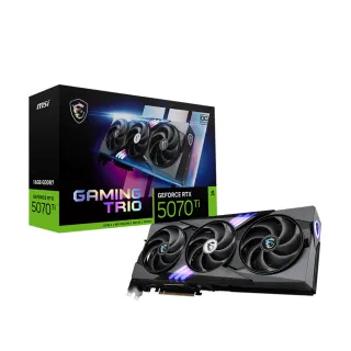 【MSI 微星】RTX 5070 Ti 16G GAMING TRIO OC PLUS 顯示卡(組合包)