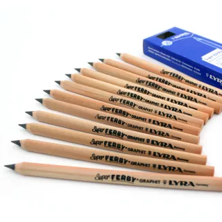 【德國LYRA】兒童三角原木鉛筆/17.5cm 12入(12支 大三角鉛筆 三角筆 粗鉛筆 學齡前鉛筆 粗三角鉛筆 德國製)